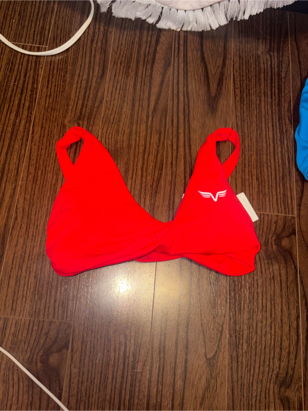 Club Athletica Red Sports Bra - Size S