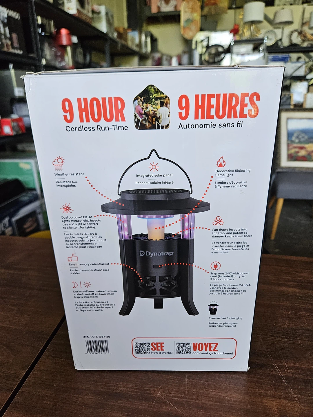 Dynatrap Outdoor Bug Trap with Flickering Flame Light - photo 2