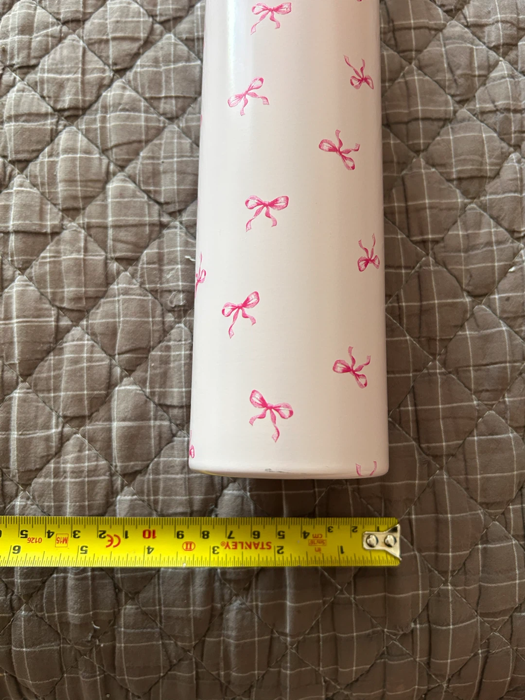 Pink Bow Water Bottle with Straw - Indigo - photo 5