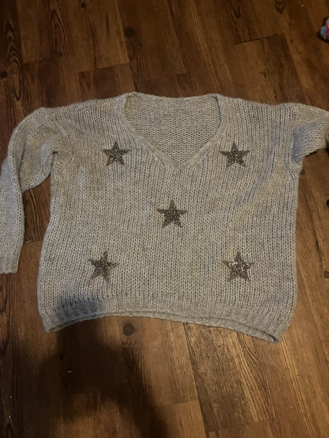 Golden Goose Grey Star Sweater - photo 2