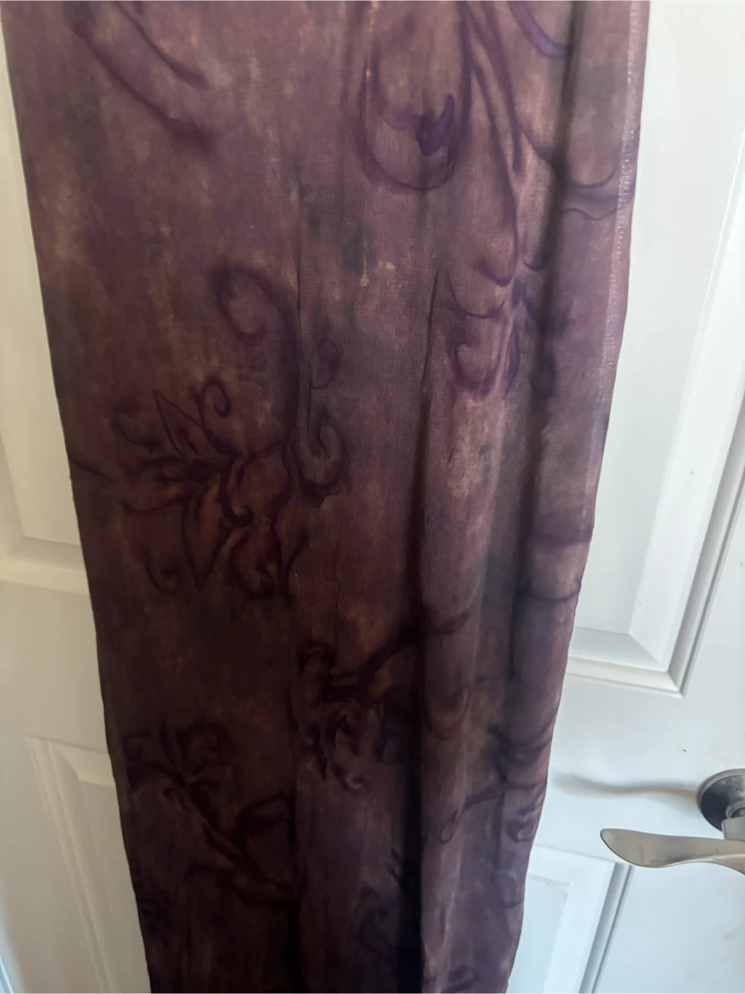 Purple Floral Maxi Dress, size L - photo 5