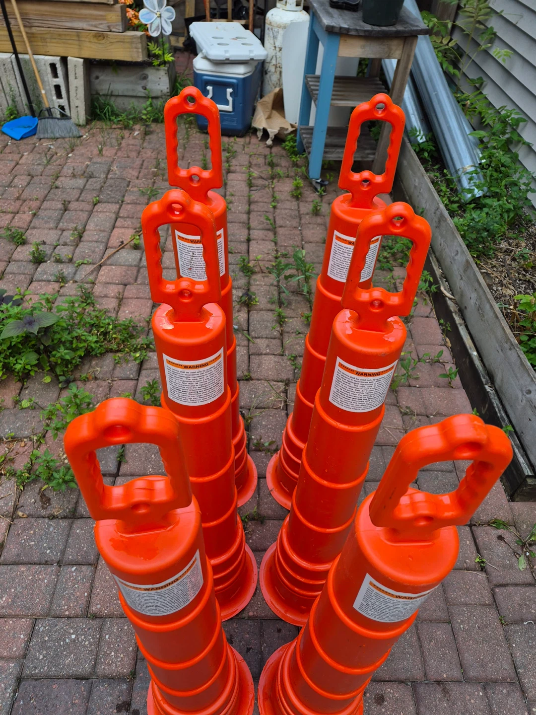 Orange safety cone- Set of 6