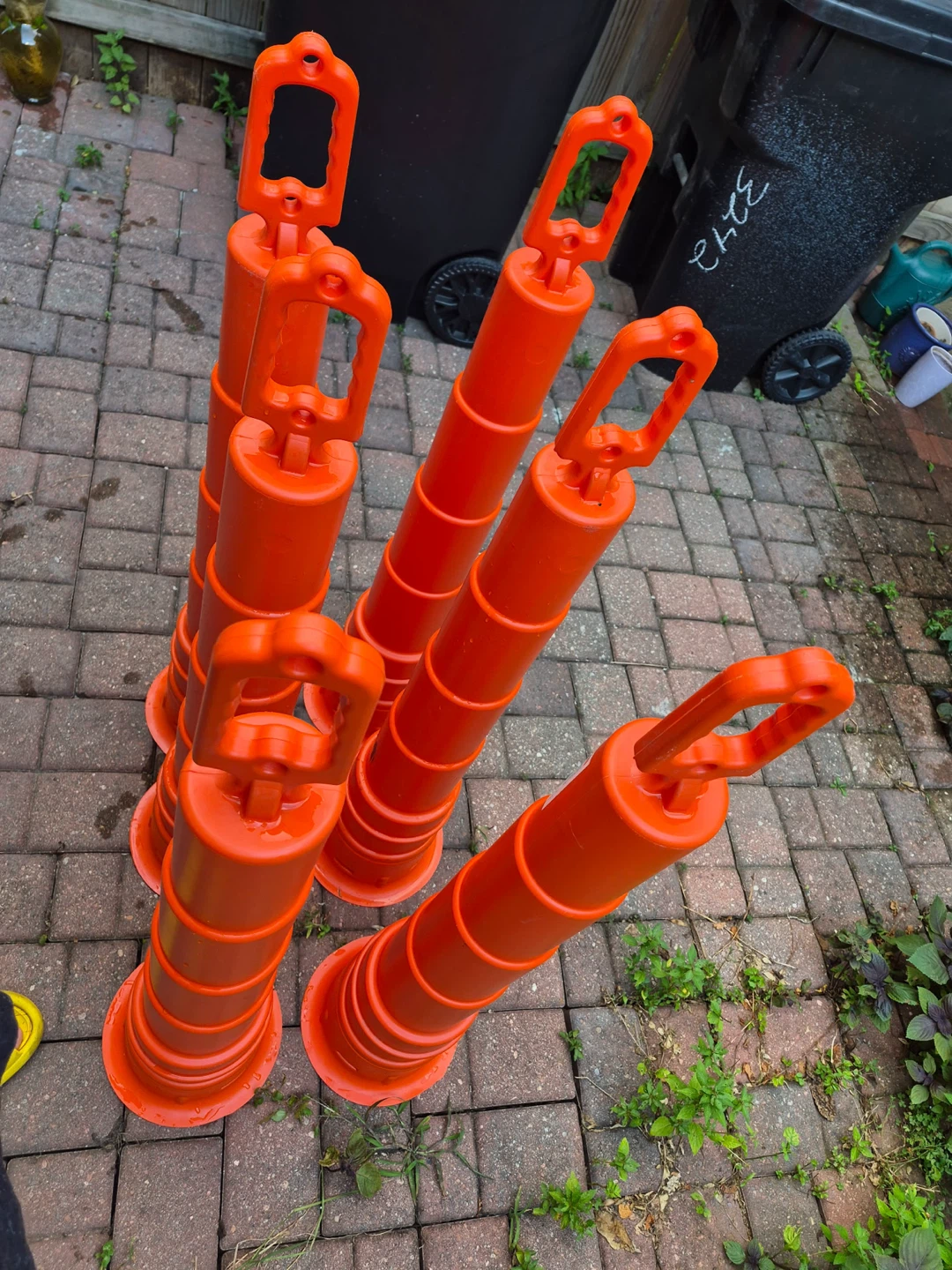 Orange safety cone- Set of 6 - photo 2