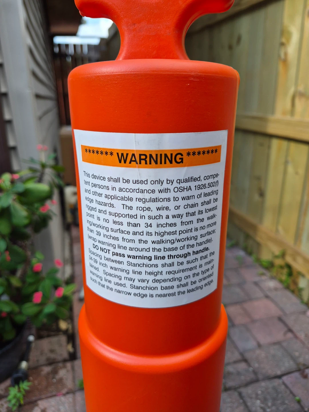 Orange safety cone- Set of 6 - photo 3