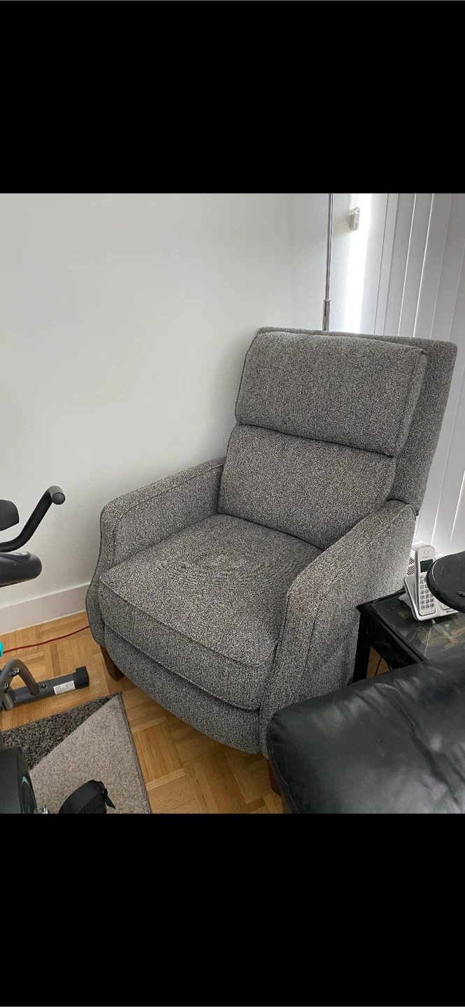Arlie Fabric Pushback Recliner