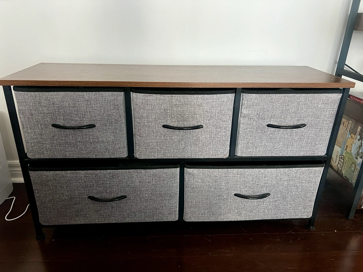 5-Drawer Fabric Storage Dresser - photo 2