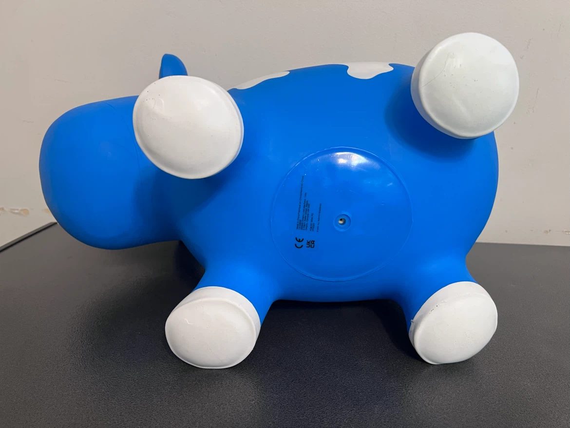🐮 Animal Hoppers – Blue Cow | Kids’ Ride-On Bouncer 🐮 - photo 3