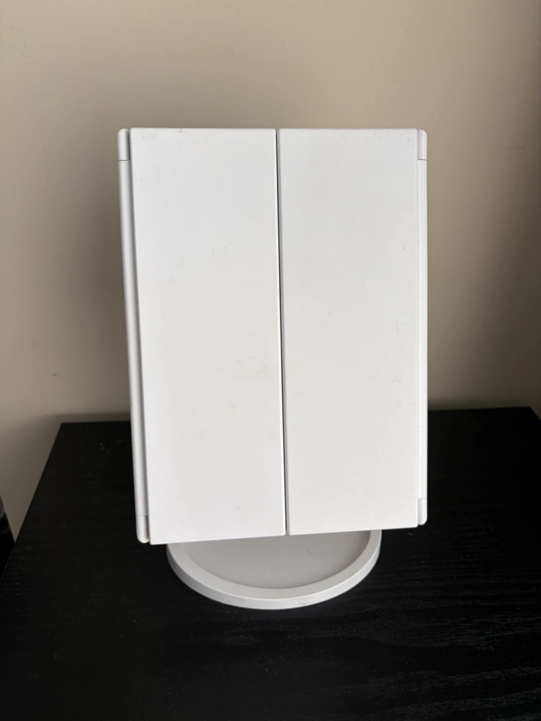 3-Sided Folding Vanity Mirror with Magnification – Slightly Used - photo 2