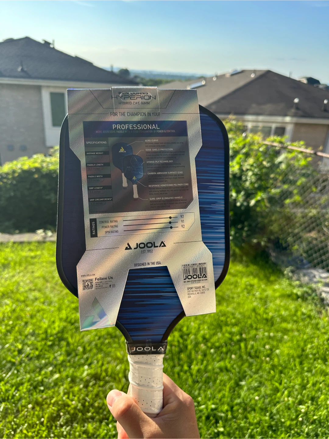 JOOLA Ben Johns Hyperion Professional Series Pickleball Paddle - photo 2