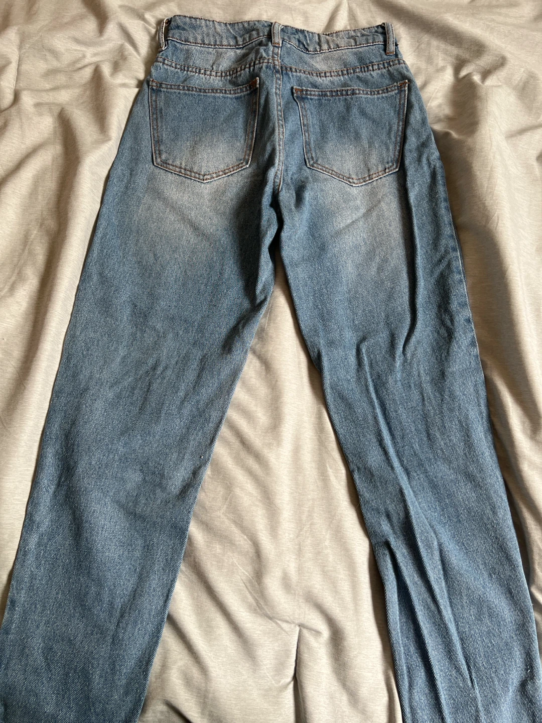 High RiseLight Wash Distressed Denim - photo 2