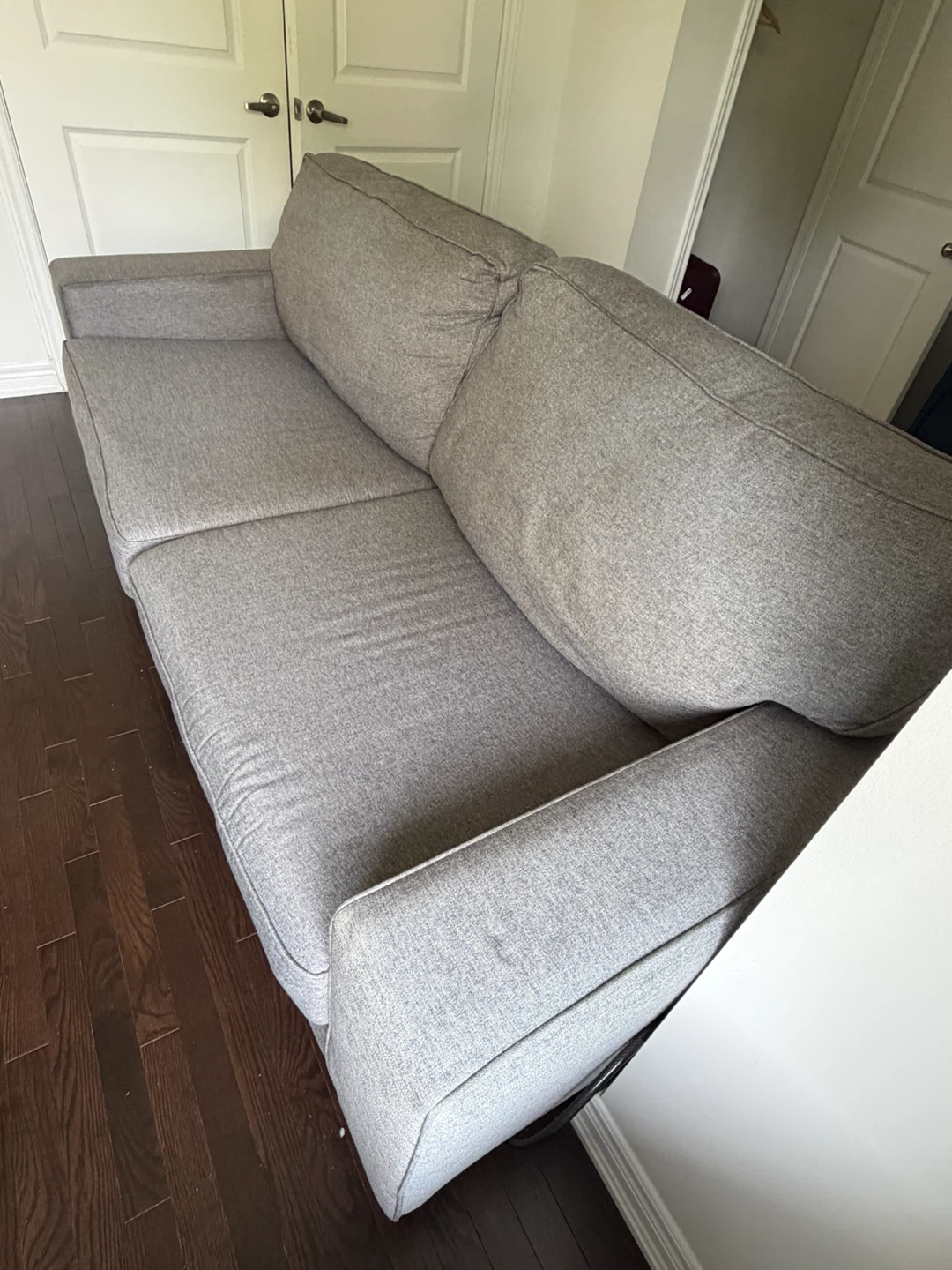 Grey Two-Seater Sofa