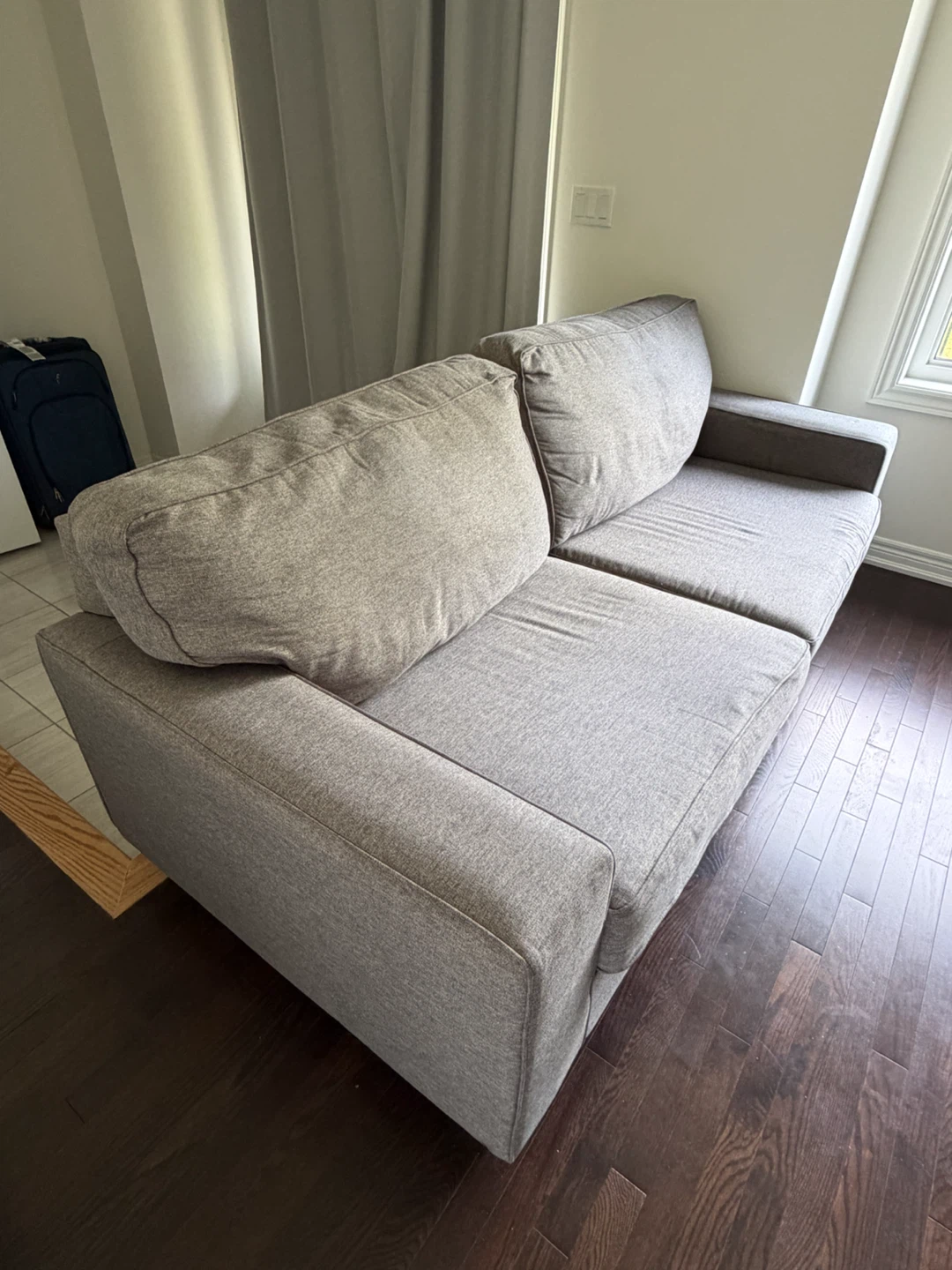 Grey Two-Seater Sofa - photo 3