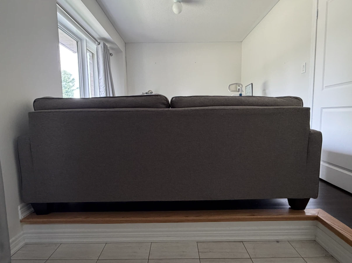 Grey Two-Seater Sofa - photo 4