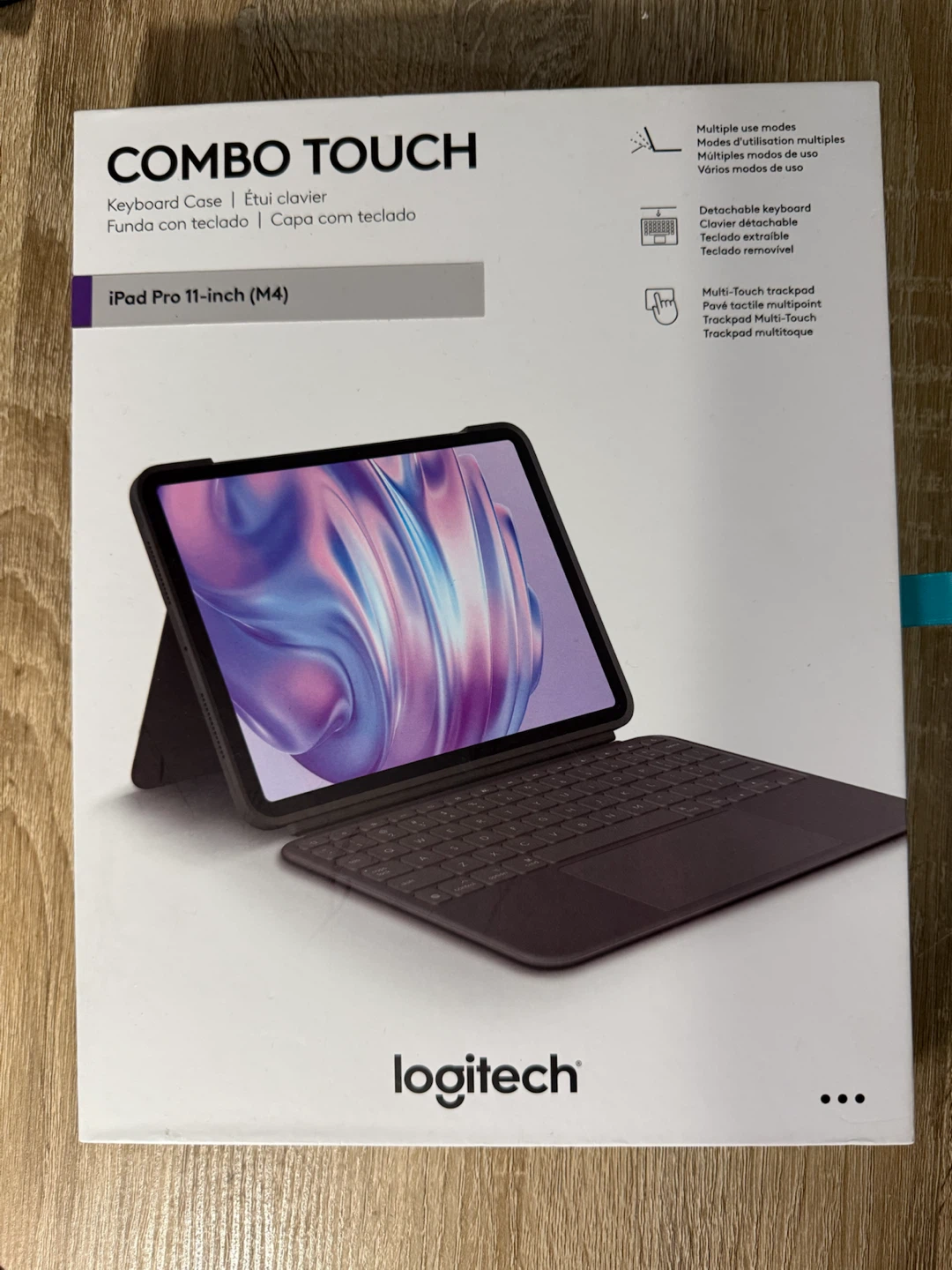 Logitech Combo Touch 11" iPad Pro (M4) - Open Box, Unused!