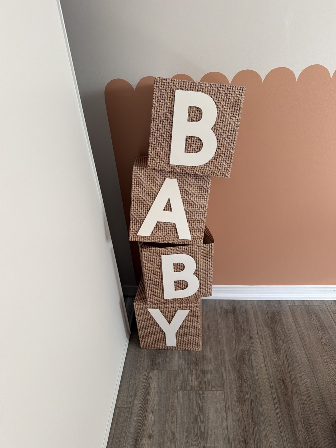 Set of 4 BABY storage baskets
