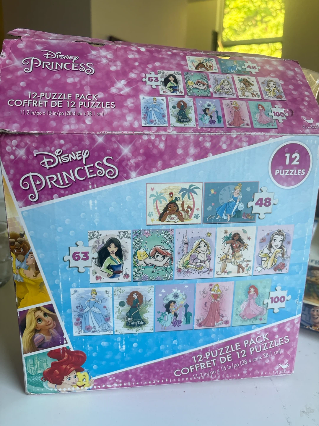 Disney Princess 12-Puzzle Pack