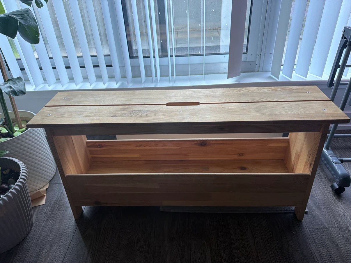 Wooden Storage Bench