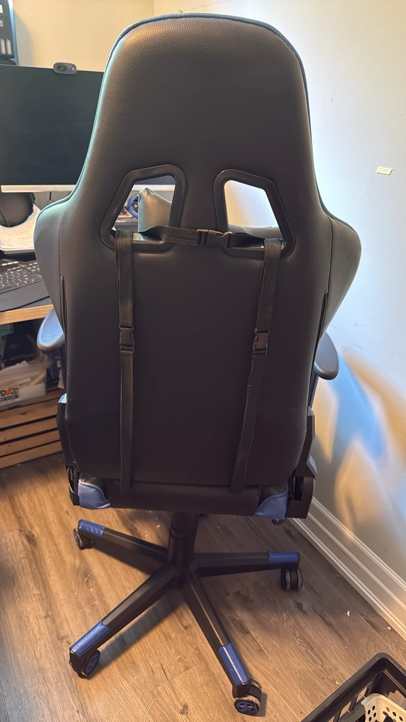Black and Blue Gaming Chair - photo 3