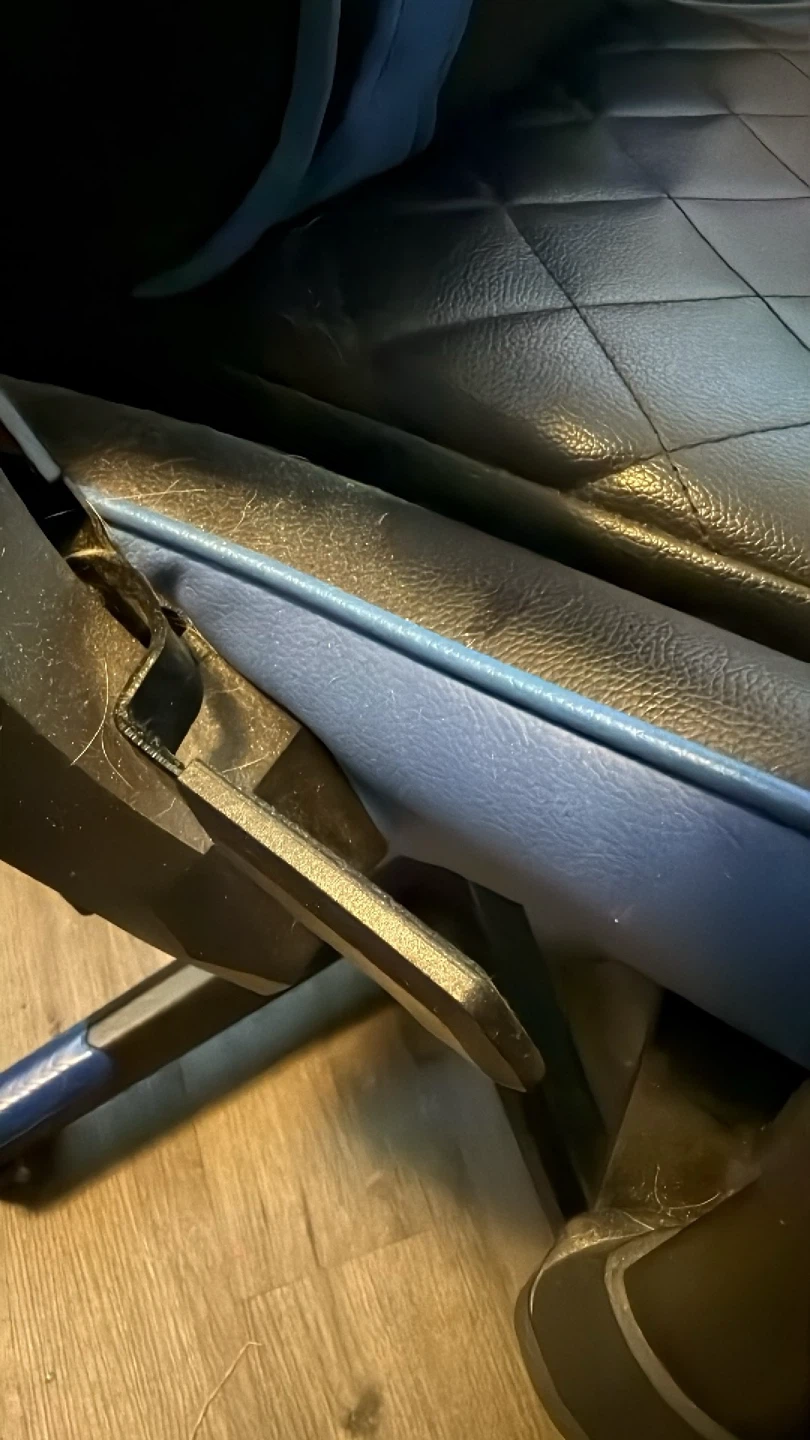 Black and Blue Gaming Chair - photo 4