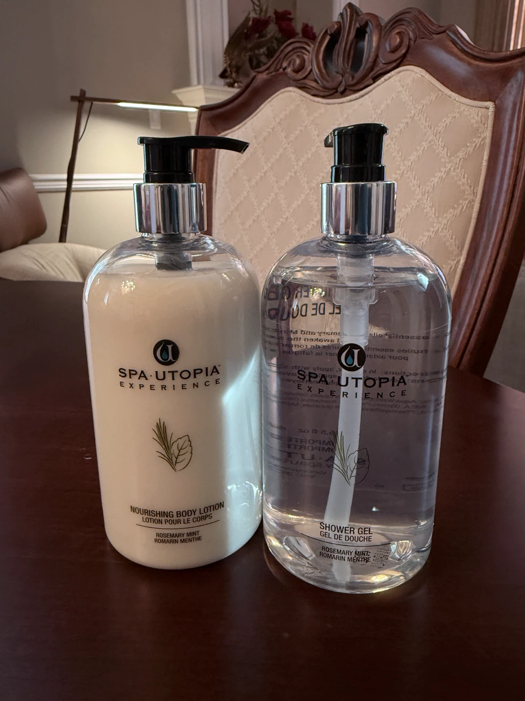 Spa Utopia Shower Gel & Nourishing body Lotion Rosemary Mint