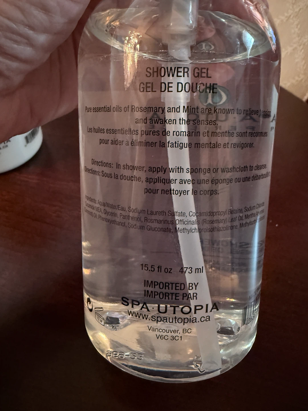 Spa Utopia Shower Gel & Nourishing body Lotion Rosemary Mint - photo 3