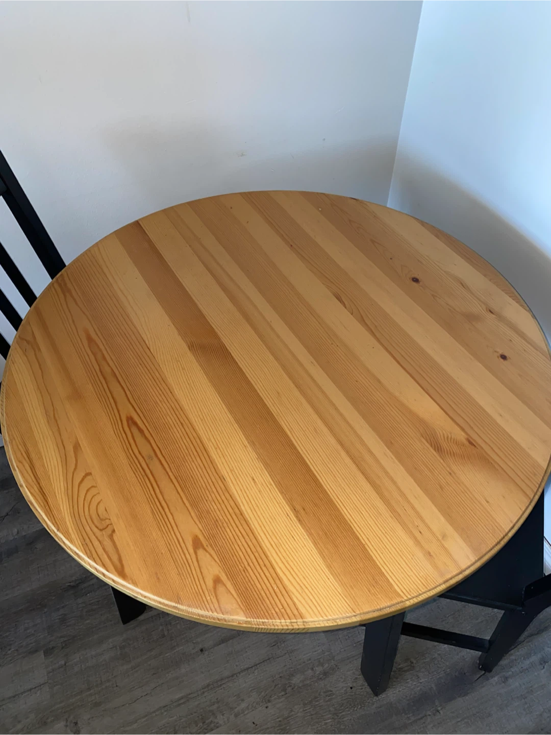 IKEA Round Dining Table Set with 2 Chairs - photo 2