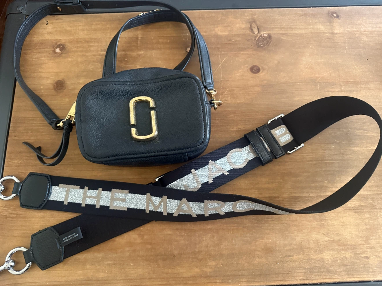The Marc Jacobs Black Leather Snapshot Camera Bag - photo 2
