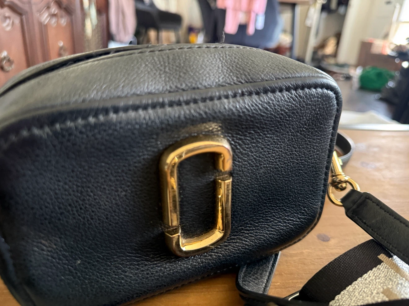 The Marc Jacobs Black Leather Snapshot Camera Bag - photo 3