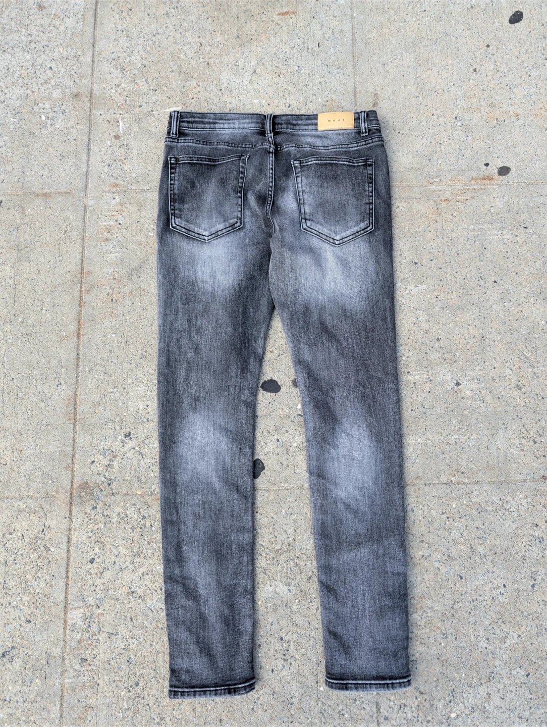 Grey Washed Skinny Jeans - photo 3