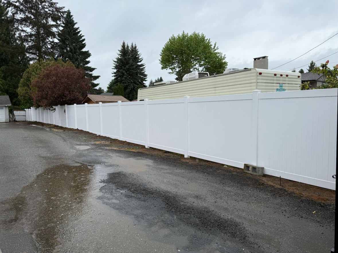 White Vinyl Fence Panels