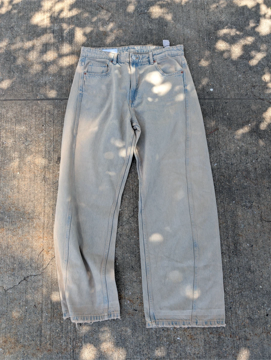 Light Wash Wide Leg Jeans