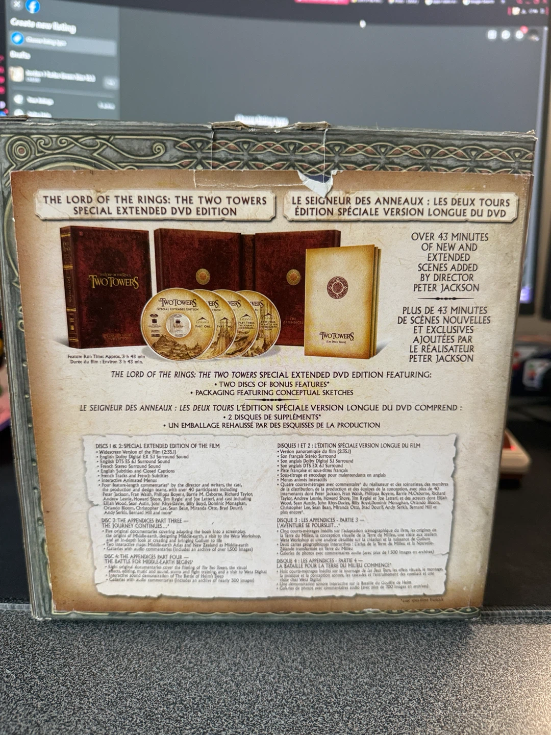 The Lord of the Rings: The Two Towers Collector’s DVD Gift Set - photo 3