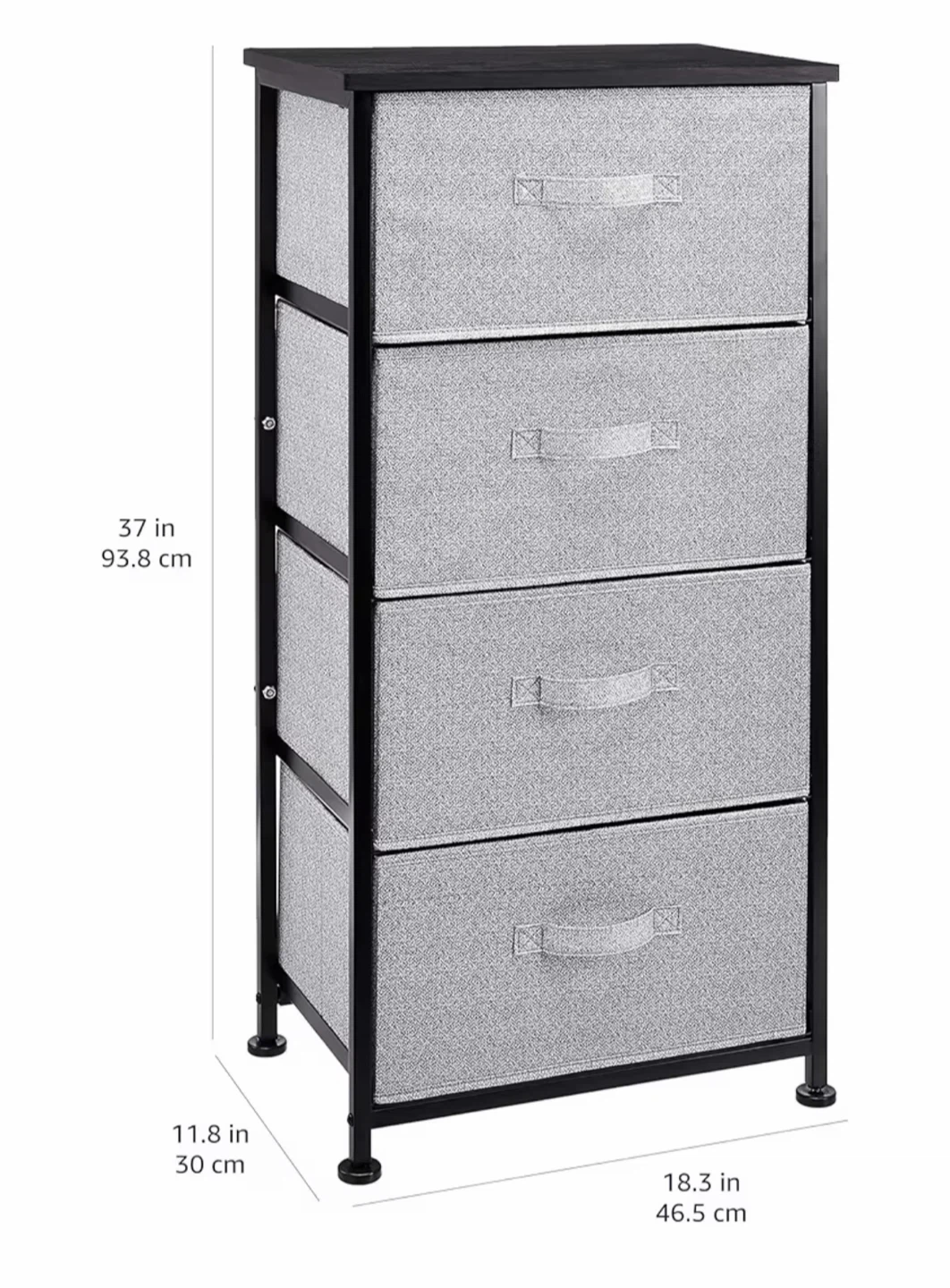 4-Drawer Storage Organizer Unit – Great Condition