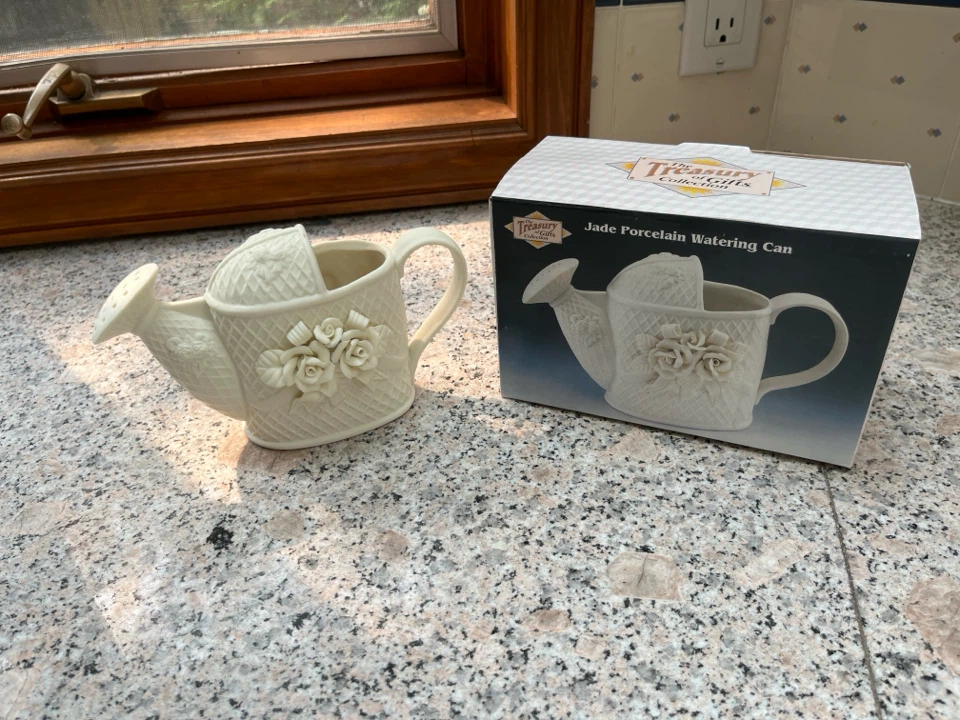 The Treasury of Gifts Jade Porcelain Watering Can