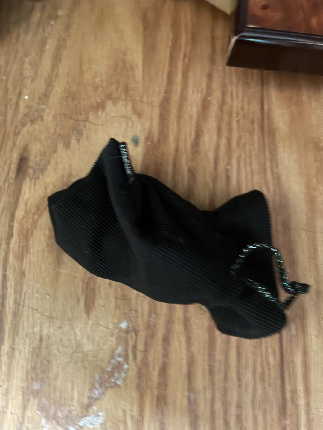 Black Drawstring Pouch - photo 2