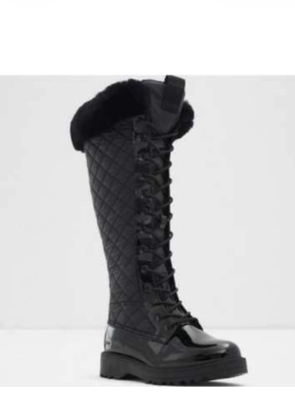 ALDO Laralima Quilted Winter Boots – Black – US Size 9 – $35 - photo 3