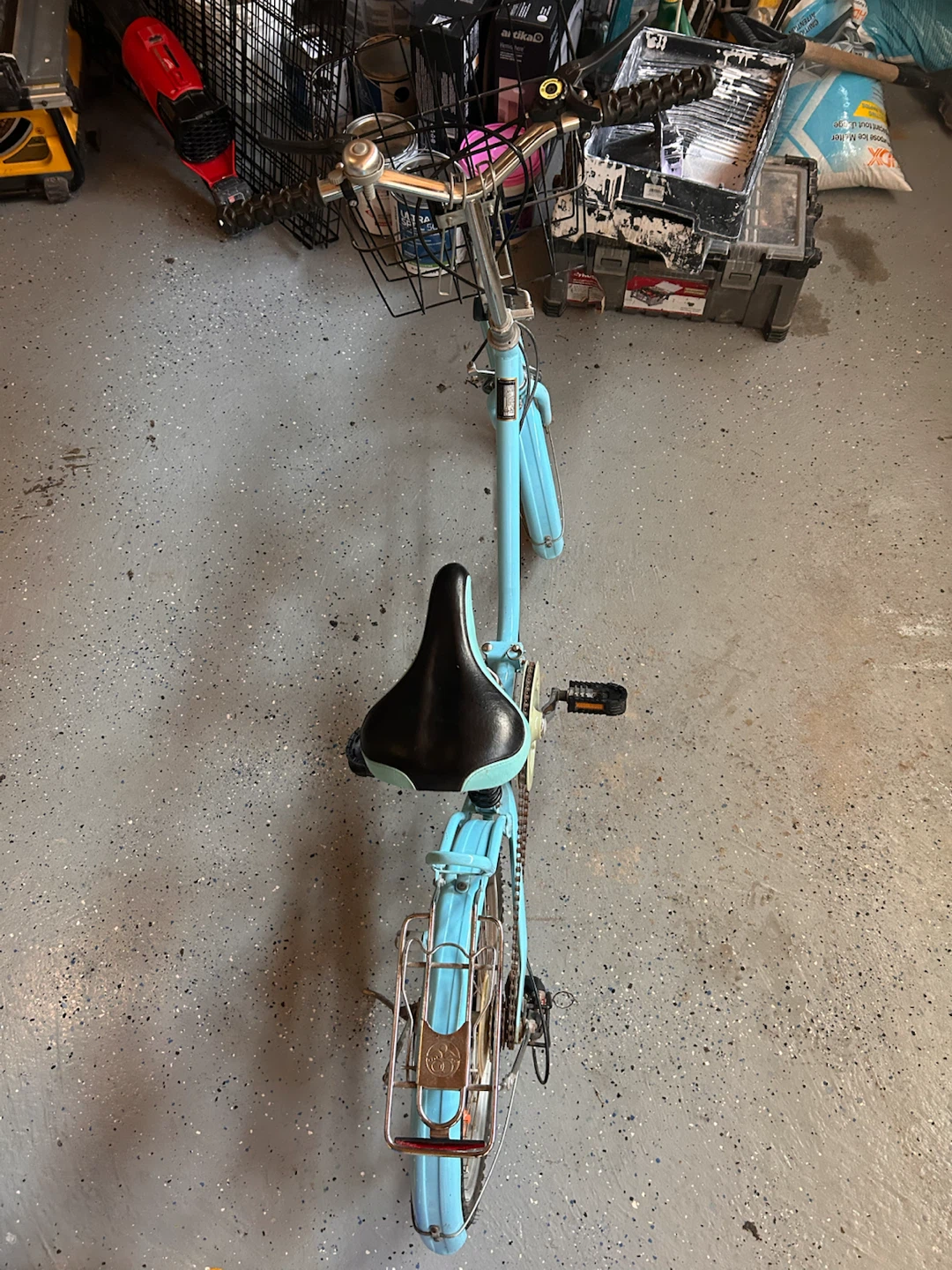 Light Blue Bicycle with Basket - photo 5