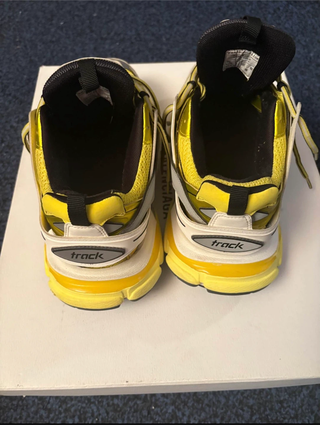 Balenciaga Track Sneakers Yellow Grey White Size 41 - photo 5
