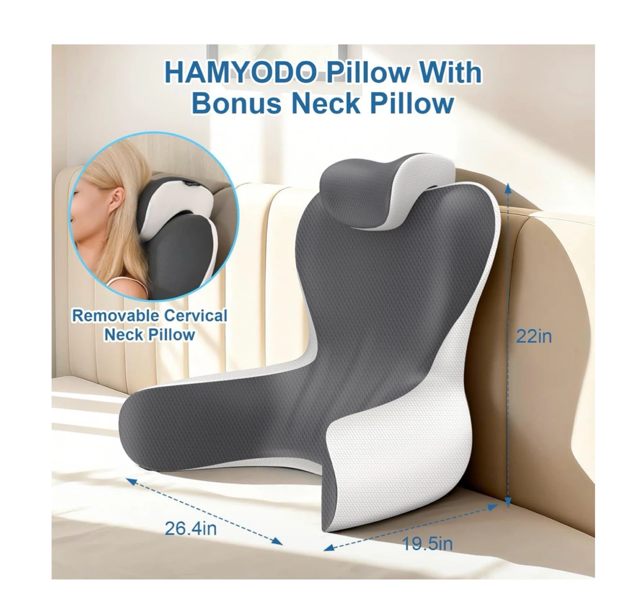 Brand new Reading Pillow for Sitting in Bed - photo 3