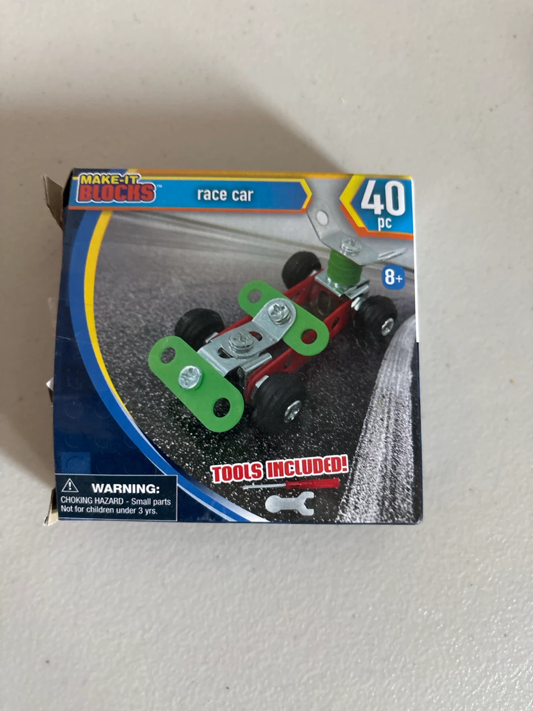 Make-It Blocks Race Car Building Set