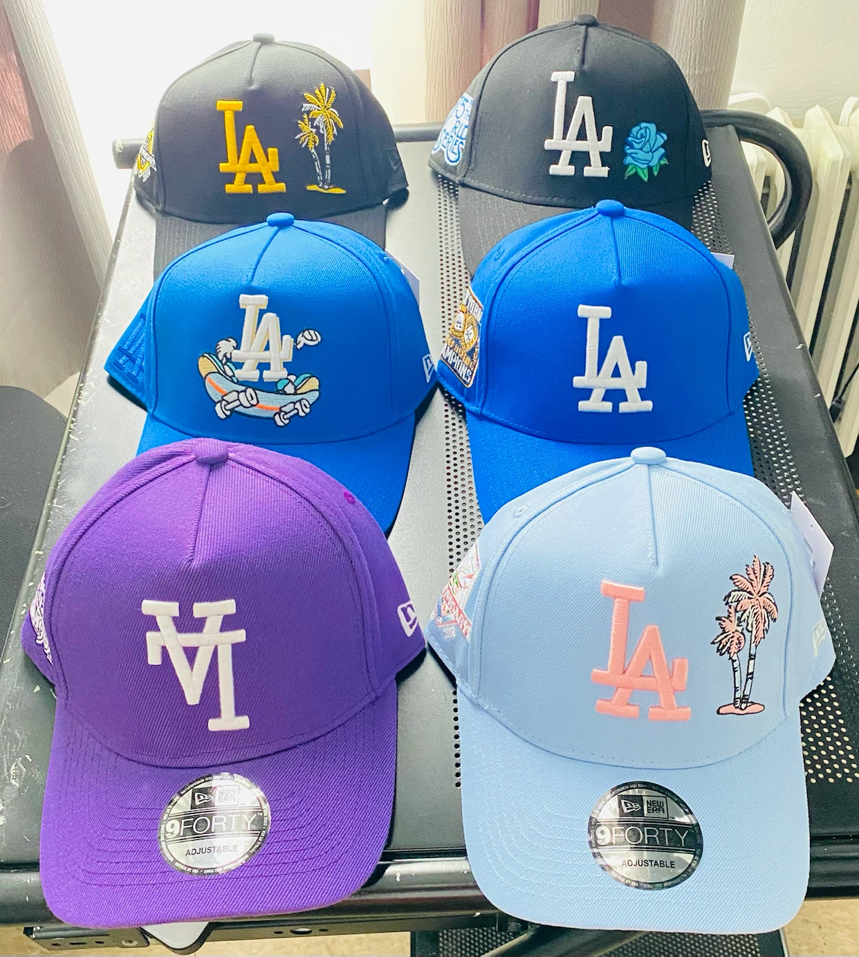 New Era LA Dodgers "LA" Adjustable 9FORTY Hats