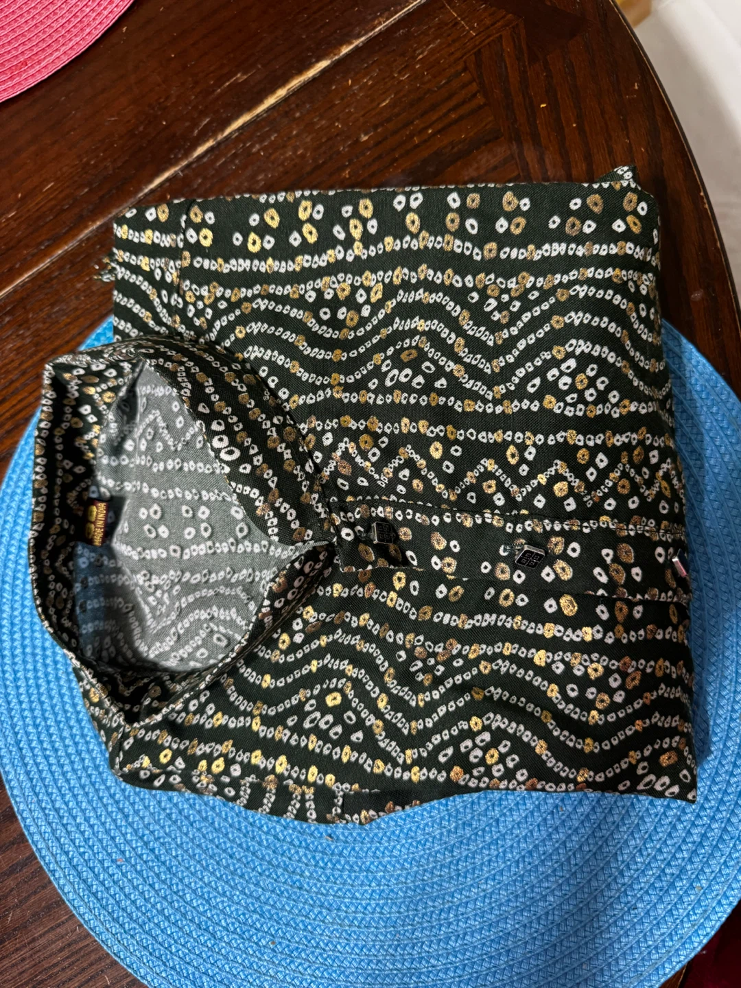 Men’s Kurta (Green Patterned) Size 38 - photo 2