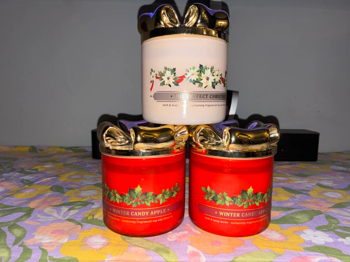 Assorted BBW 3 Wick Winter Candles $10 Each - photo 5