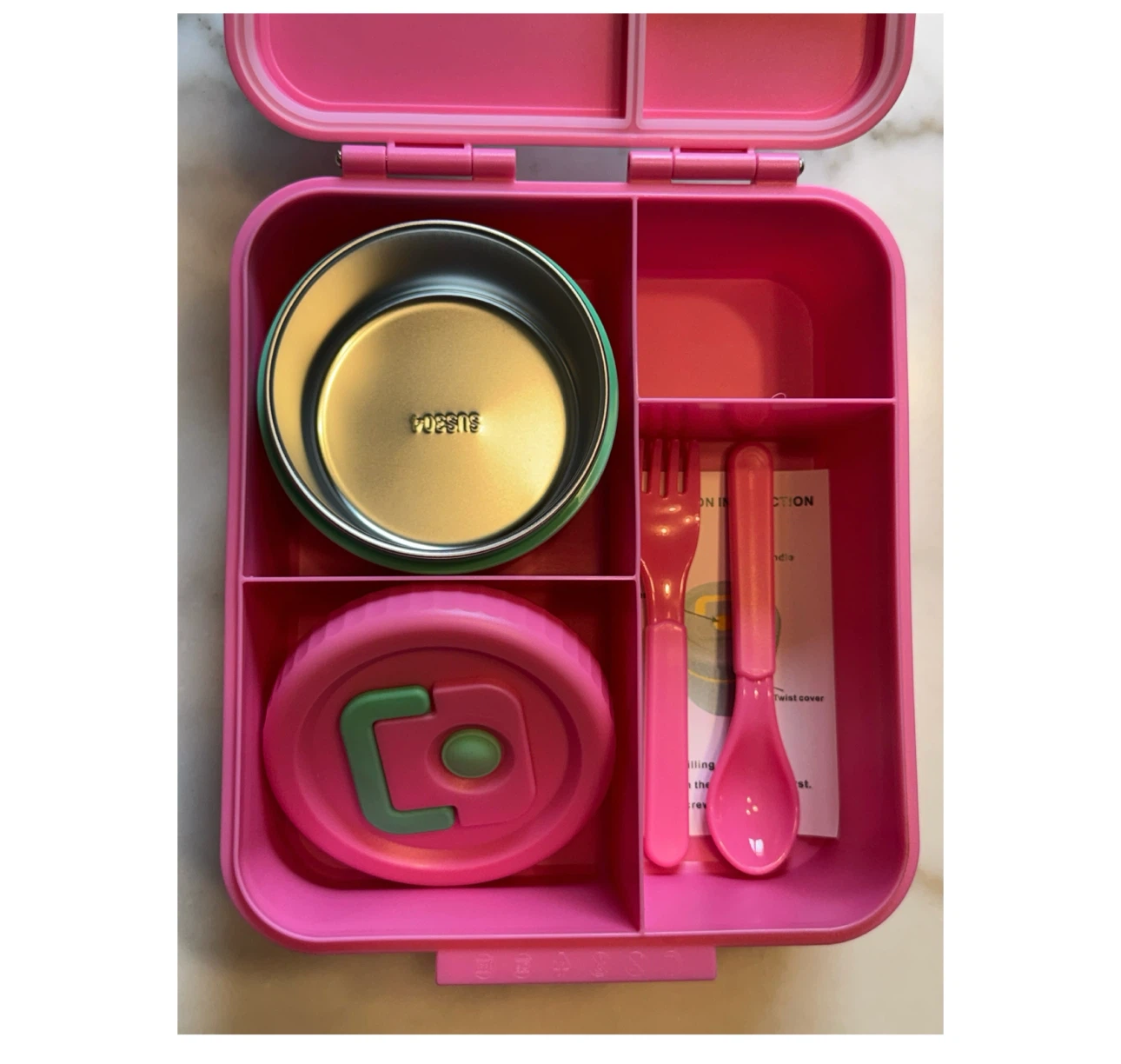 Brand new Kids Bento Lunch Box with 12oz Soup Thermo - photo 3