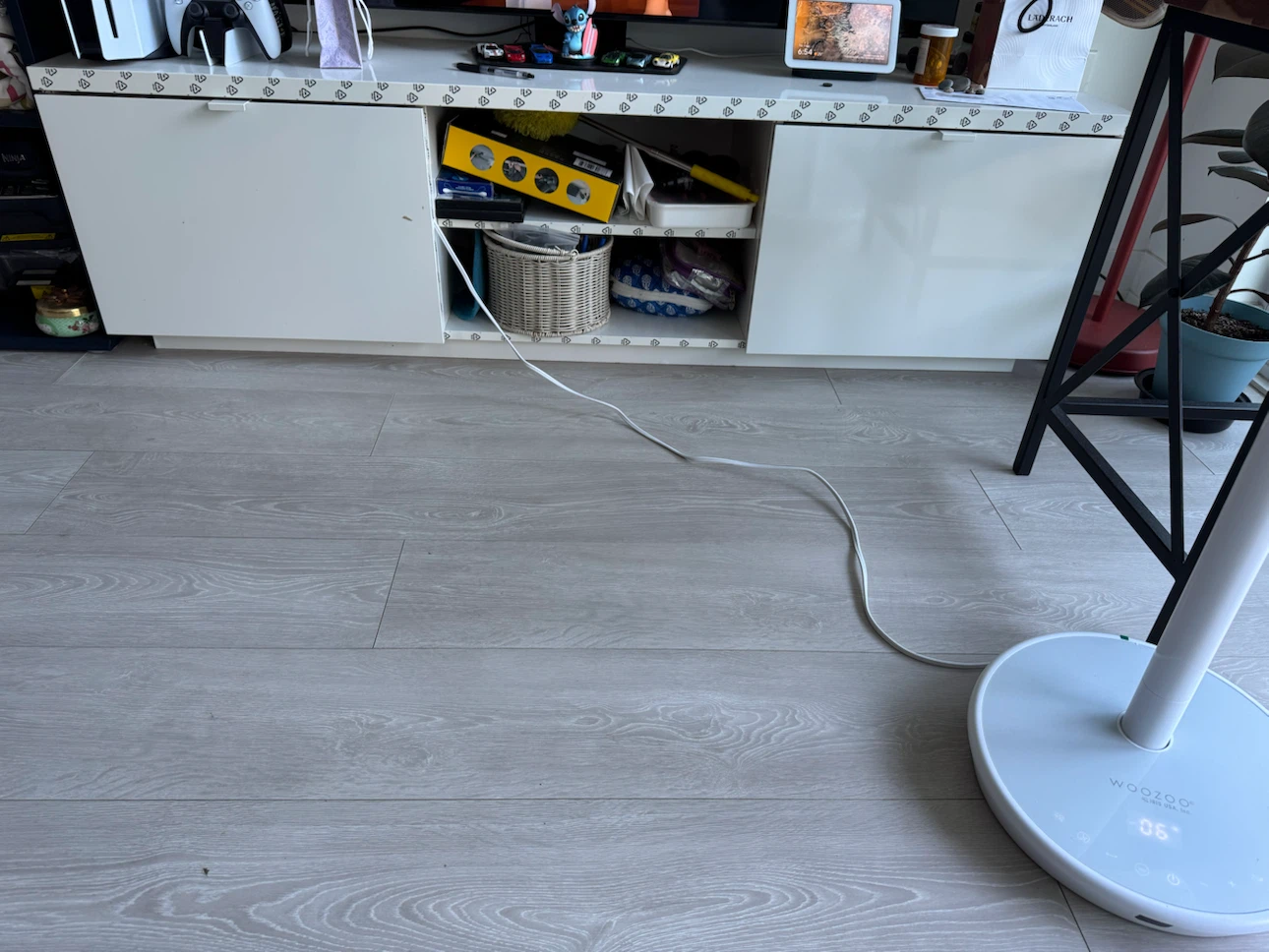 White TV Stand with Storage from IKEA (BYAS) - photo 5
