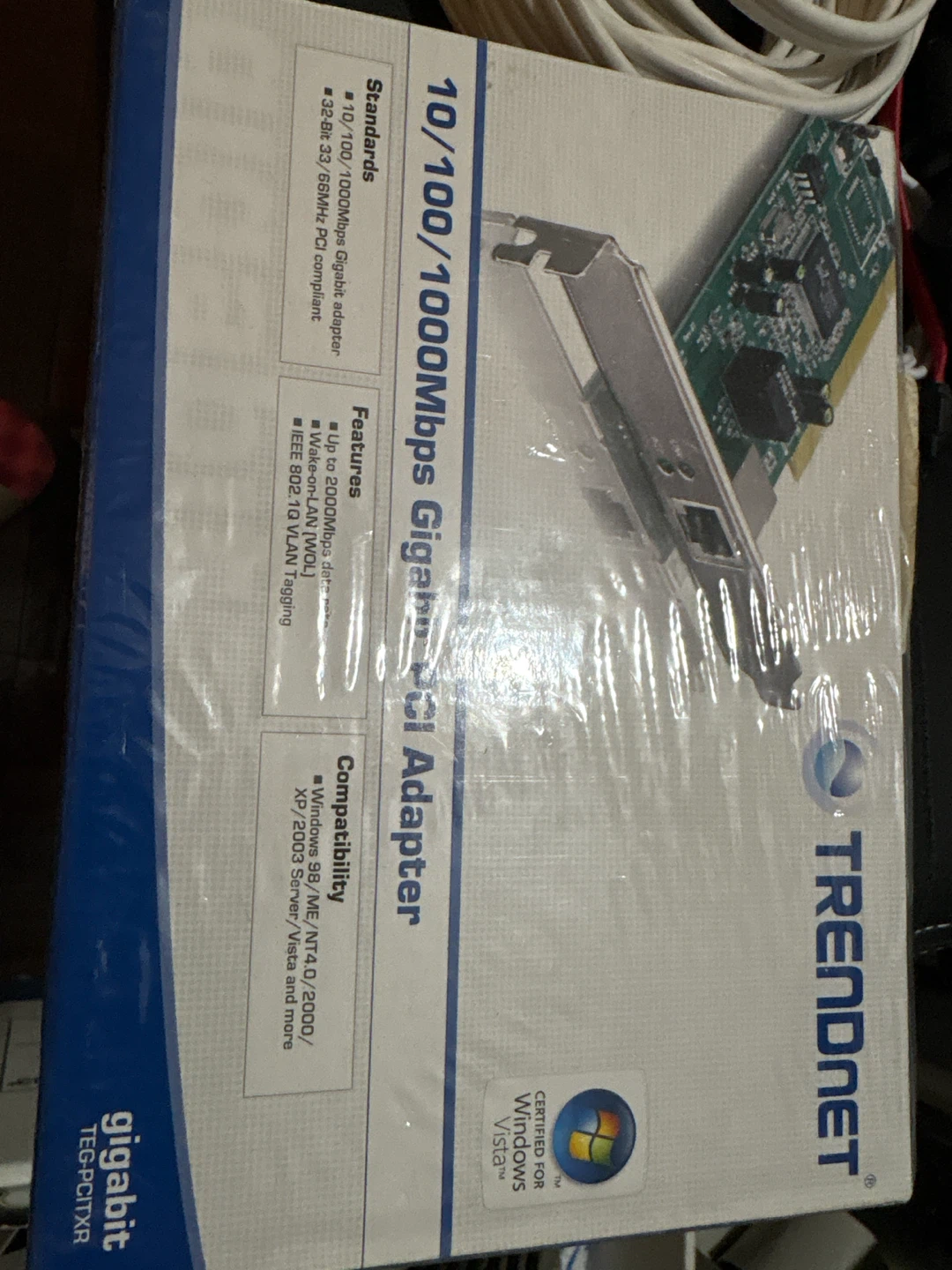 TRENDnet 10/100/1000Mbps Gigabit PCI Network Adapter TEG-PCITXR