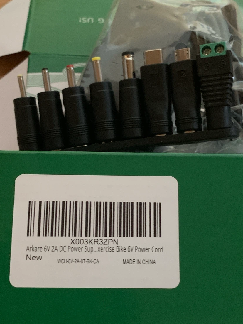 Arkare AC Power Adapter 6V DC - photo 3