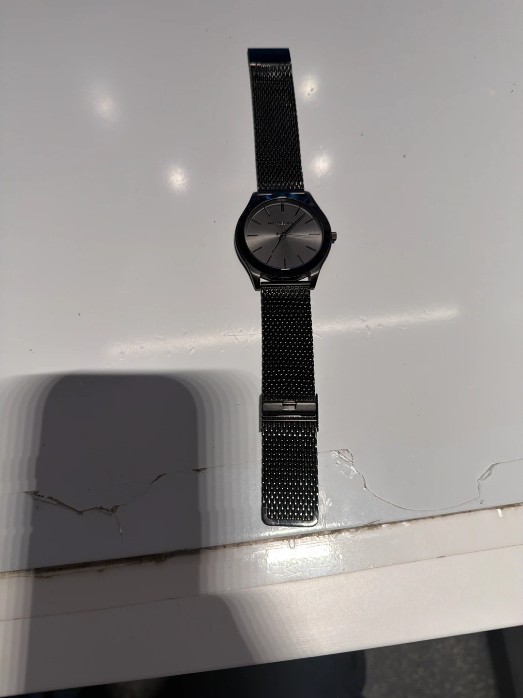 Michael Kors Stainless Steel Mesh Watch