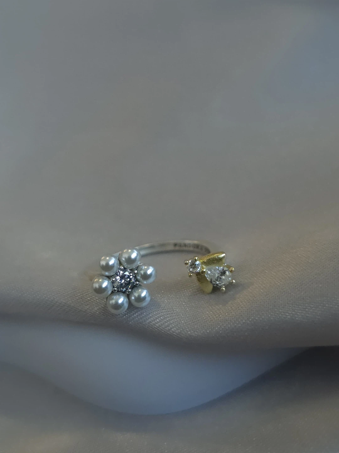 Pandora Daisy Flower & Bee Ring - photo 2