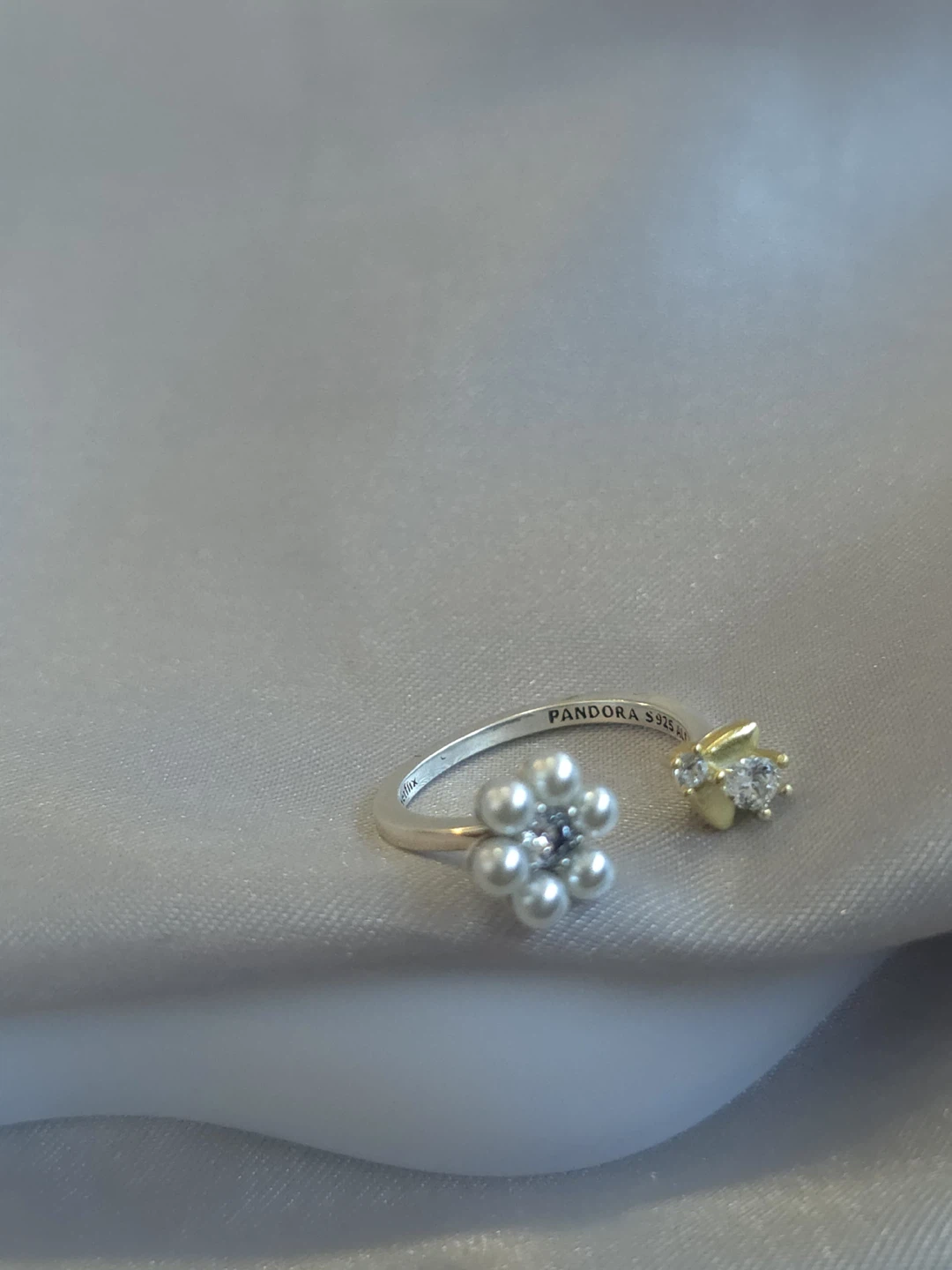 Pandora Daisy Flower & Bee Ring - photo 3